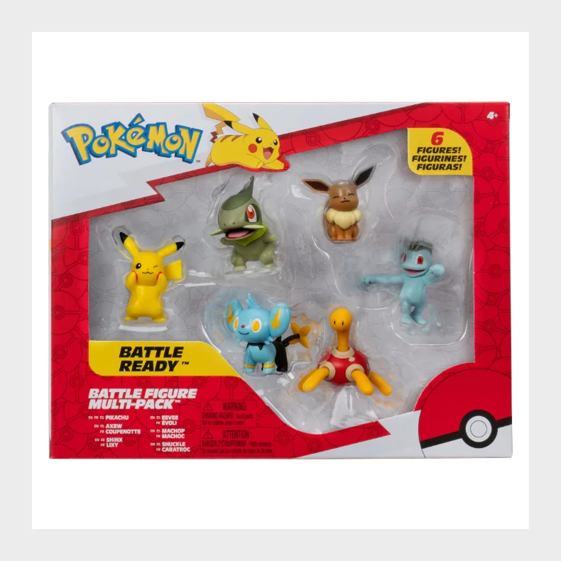 Pokemon Battle Figure 6-Pak