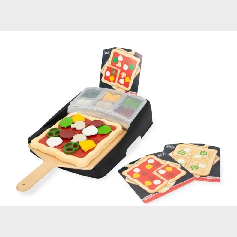 Pizzaovn og Topping Station