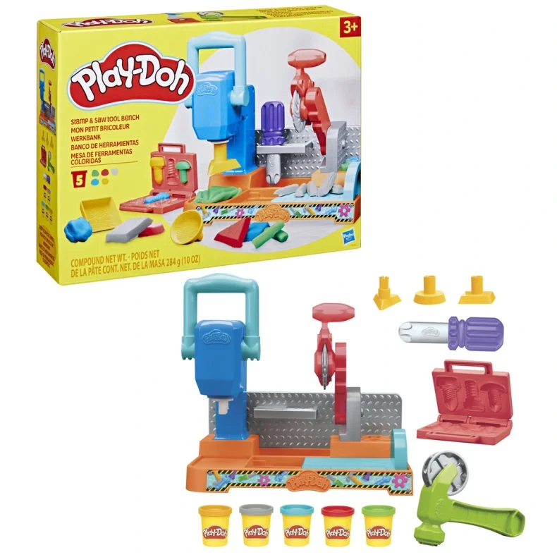Play-Doh Stamp &amp; Saw Tool Bench