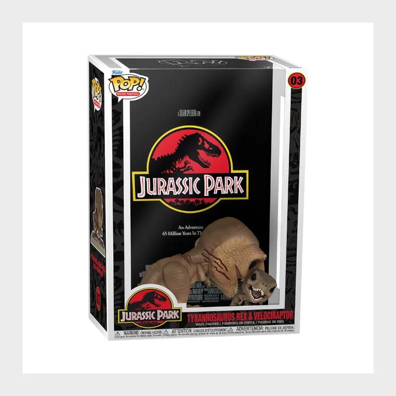 Funko! POP AND Movie Poster Jurassic Park