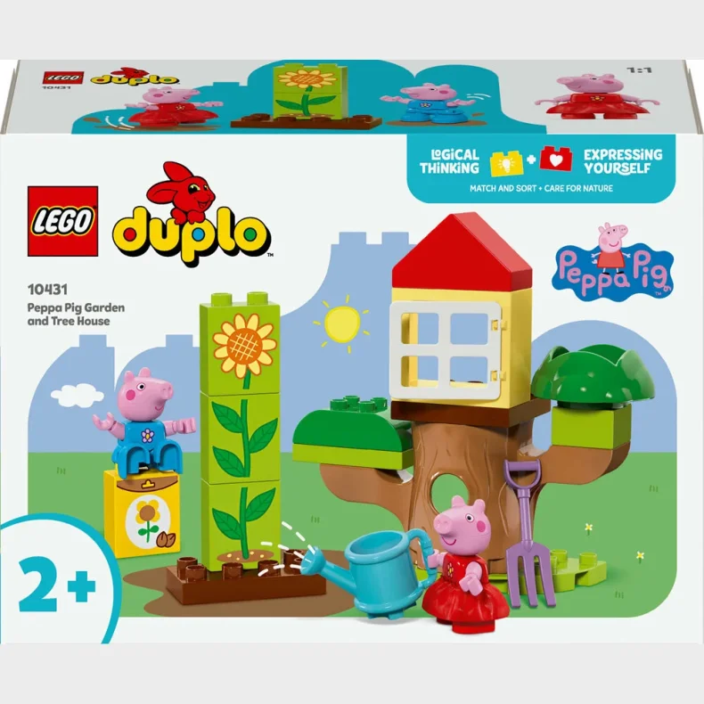 10431 LEGO DUPLO Peppa Pig Gurli Gris' have og trtophus