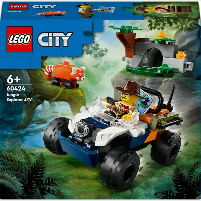 60424 LEGO City Exploration Jungleeventyr  ATV og rd panda-mission