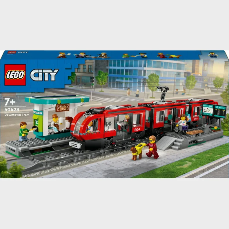 60423 LEGO City Trains Sporvogn og station