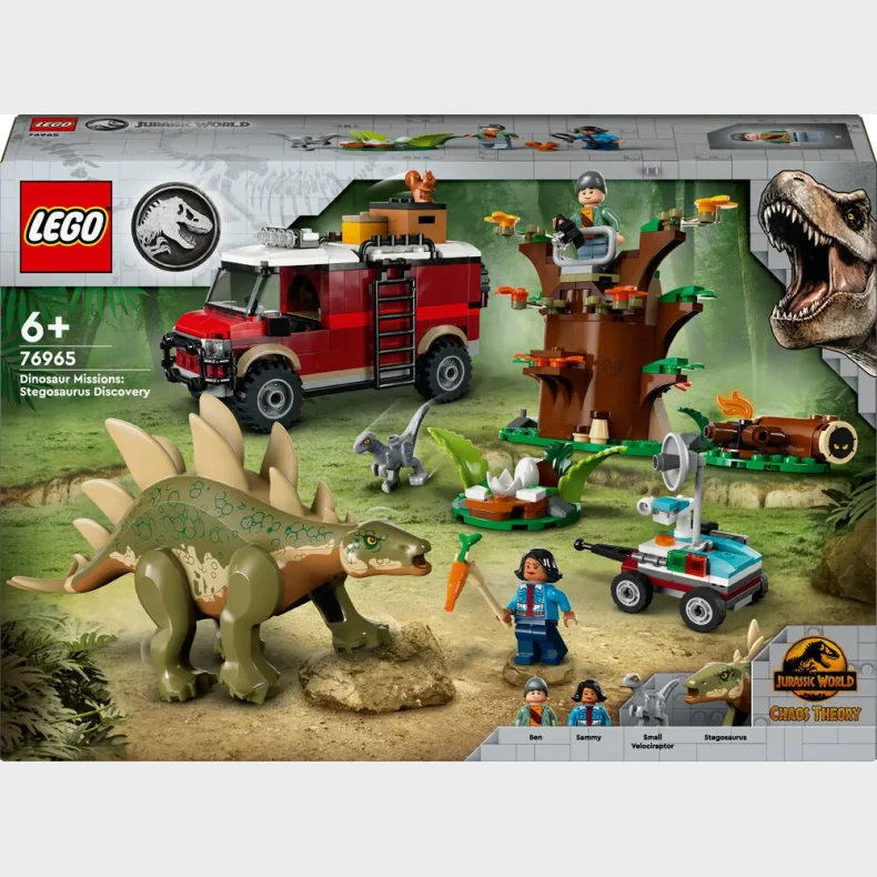 76965 LEGO Jurassic World Dinosaurmissioner: Stegosaurus-opdagelse