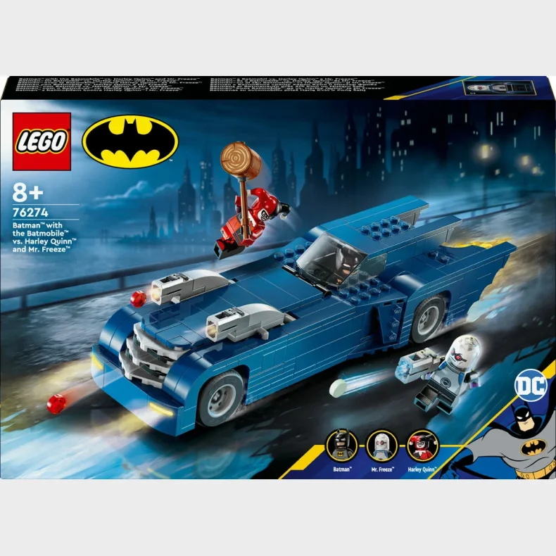 76274 LEGO Super Heroes DC Batman og Batmobile mod Harley Quinn og Mr. Freeze