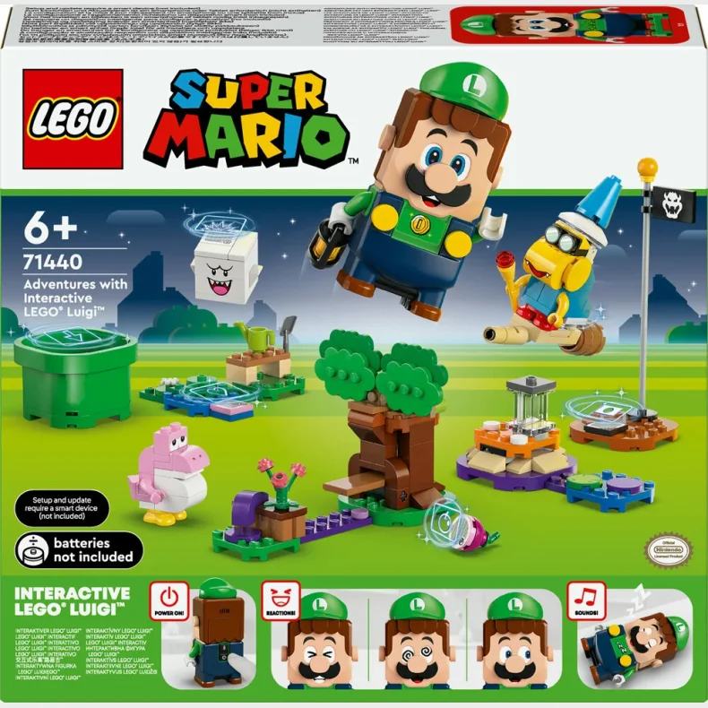 71440 LEGO Super Mario Eventyr med interaktiv LEGO&reg; Luigi&trade;