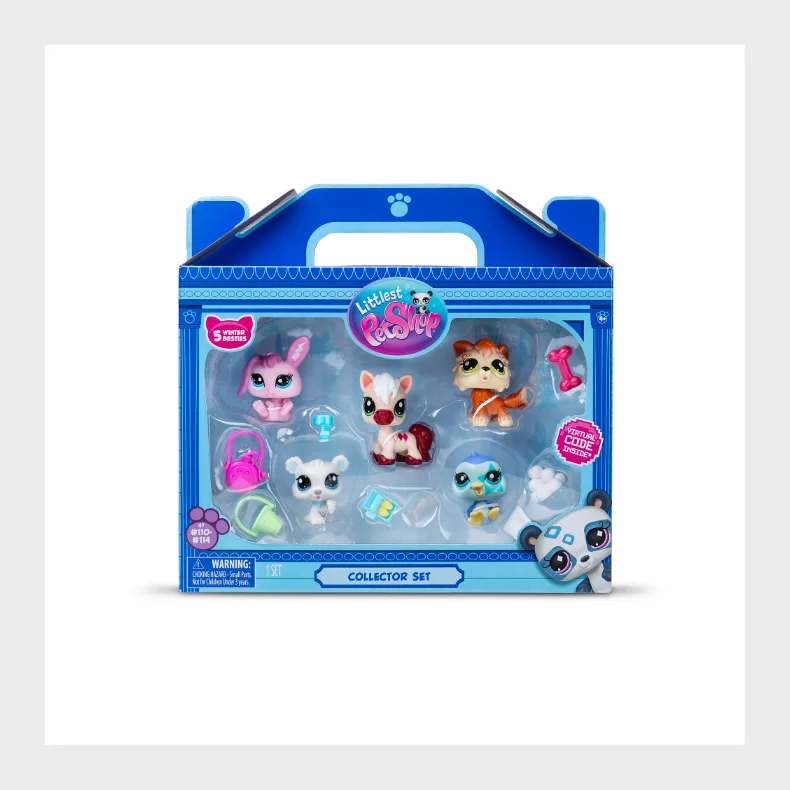 LITTLEST PET SHOP WINTER BESTIES COLLECTORS 5 PAK