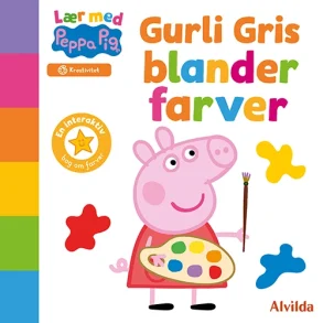 Peppa Pig - Lr med Gurli Gris - Gurli Gris blander farver