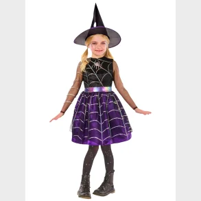 Edderkoppespinds heks med hat str. 3-4 r