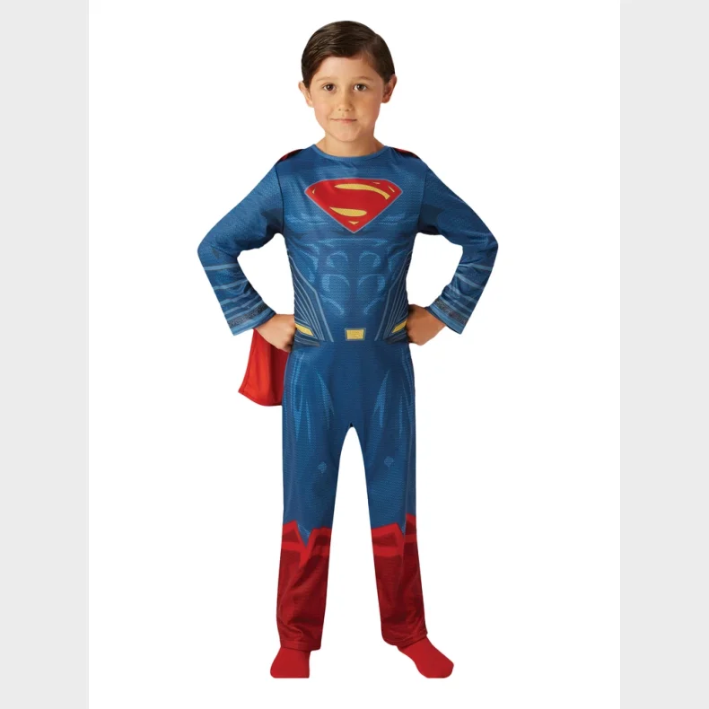 Superman Classic kostume med kappe str. 5-6 r