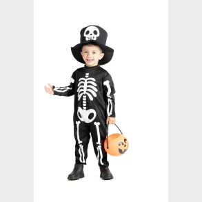 Skelet kostume str. 3-4 r