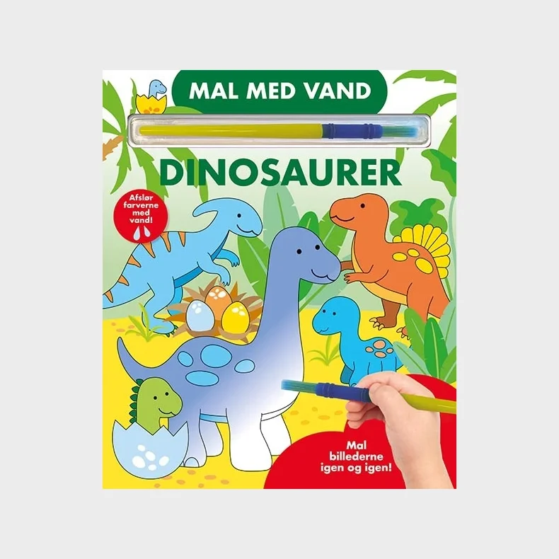 Mal med vand - Dinosaurer