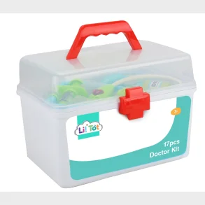 Lgekuffert med tilbehr