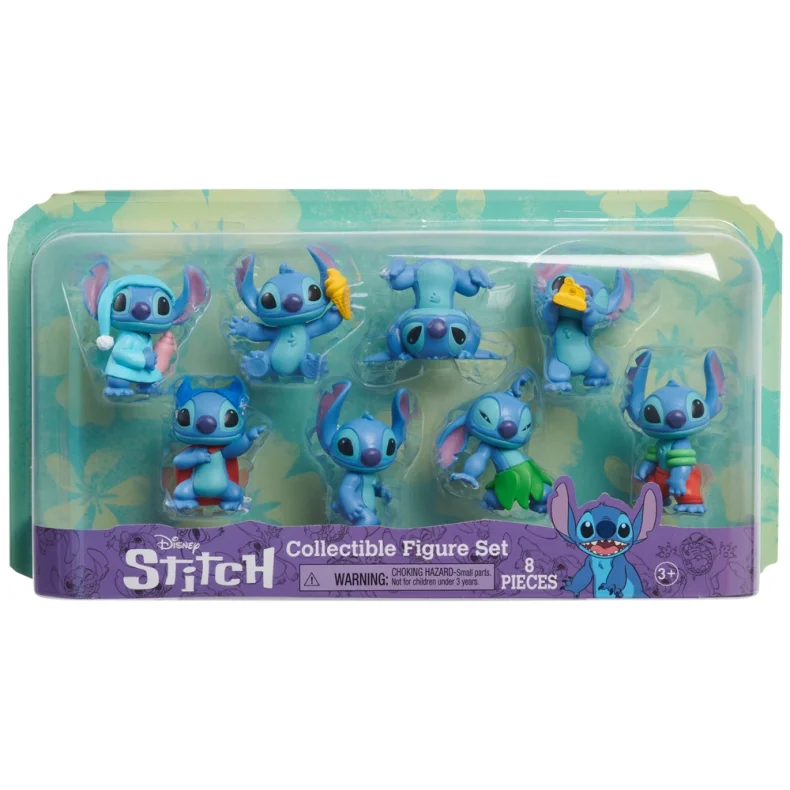 Disney Stitch Figurst 8-Pak 7 cm