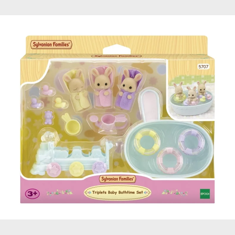 Sylvanian Families Trillingernes Badetid's s�t