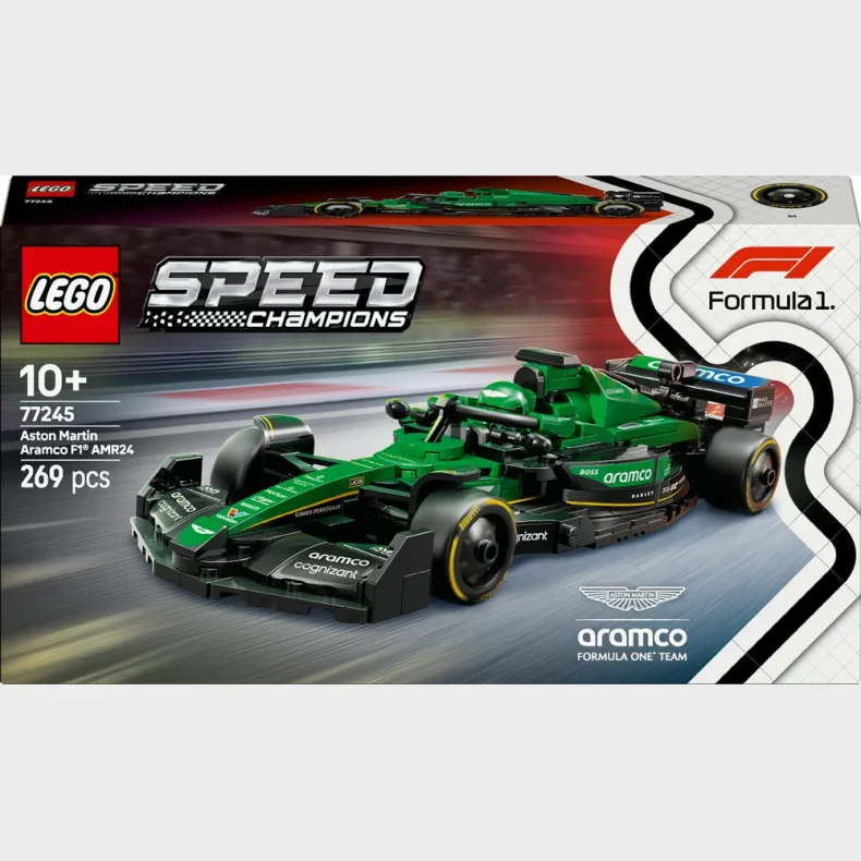 77245 Speed Champions Aston Martin Aramco F1 AMR24-racerbil