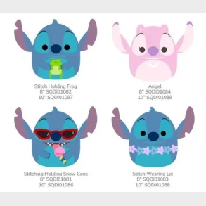 Squishmallows 20 cm Disney Stitch - flere varianter i CDU