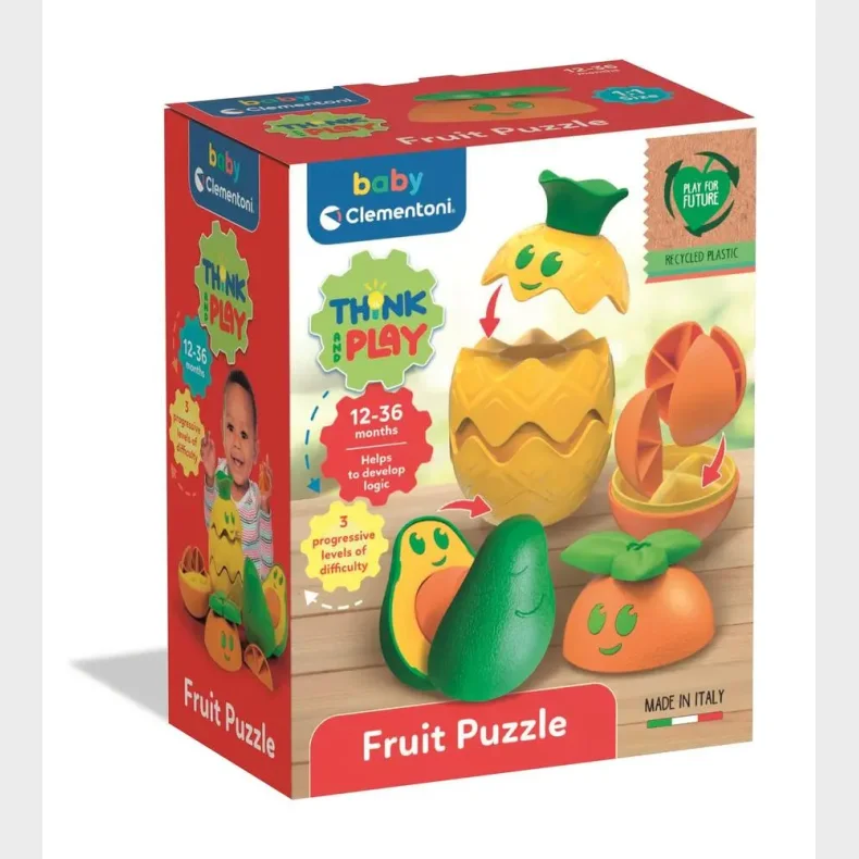 Clementoni Think and Play - Fruit puzzle