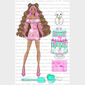 Barbie Party Unboxed mrk Dukke