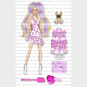 Barbie Party Unboxed Blond Dukke
