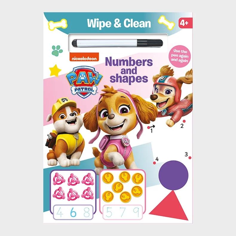 Paw Patrol - Skye - Skriv og visk ud