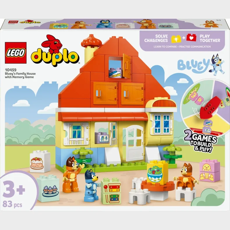 10459 LEGO DUPLO Bluey Blueys families hus med huskespil