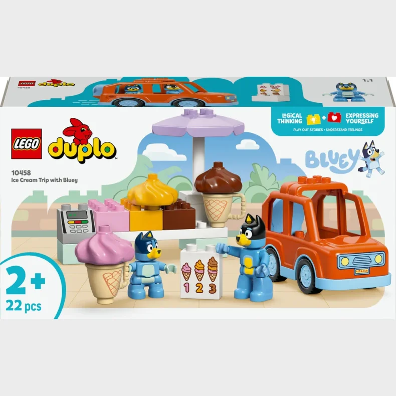 10458 LEGO DUPLO Bluey Is-udflugt med Bluey