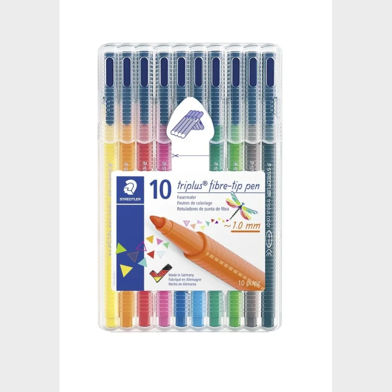 Tusser Staedtler triplus color 10 ass.