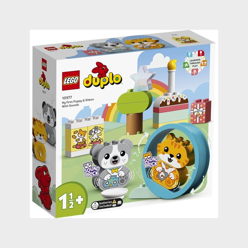 Min frste hvalp og killing med lyde - 10977 - LEGO DUPLO