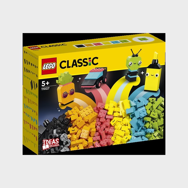 Kreativt sjov med neonfarver - 11027 - LEGO Classic