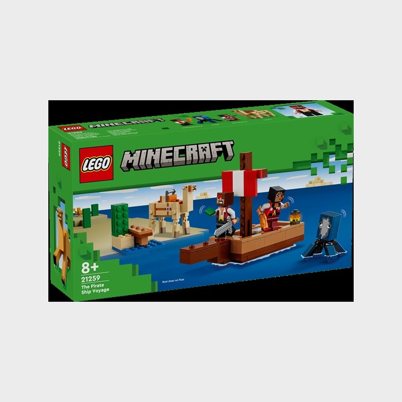 Piratskibsrejsen - 21259 - LEGO Minecraft