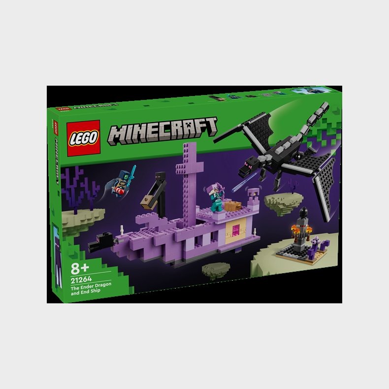 Ender-dragen og End-skibet - 21264 - LEGO Minecraft