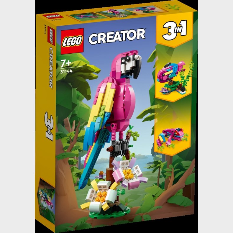 Eksotisk pink papegje - 31144 - LEGO Creator