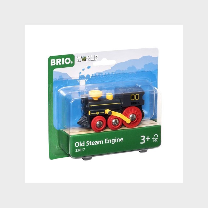 Gammelt damplokomotiv - 33617 - BRIO Tog