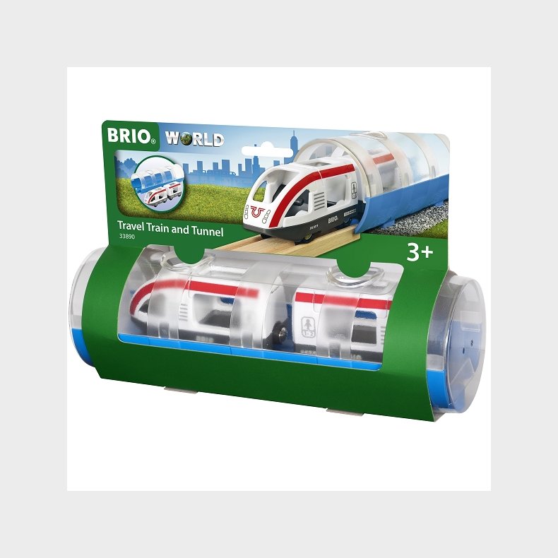 Passagertog og tunnel - 33890 - BRIO