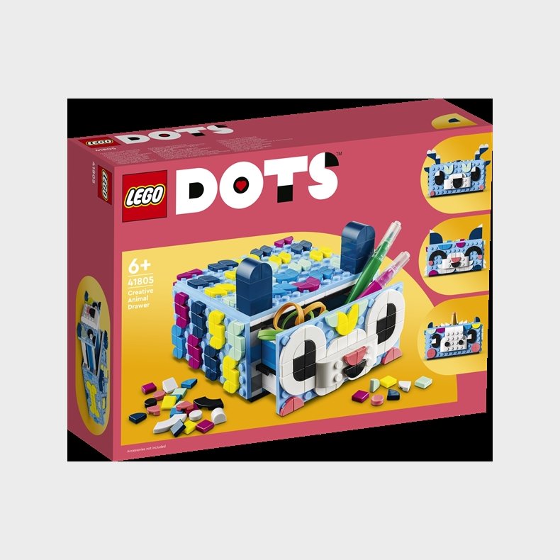 Kreativ dyreskuffe - 41805 - LEGO DOTS