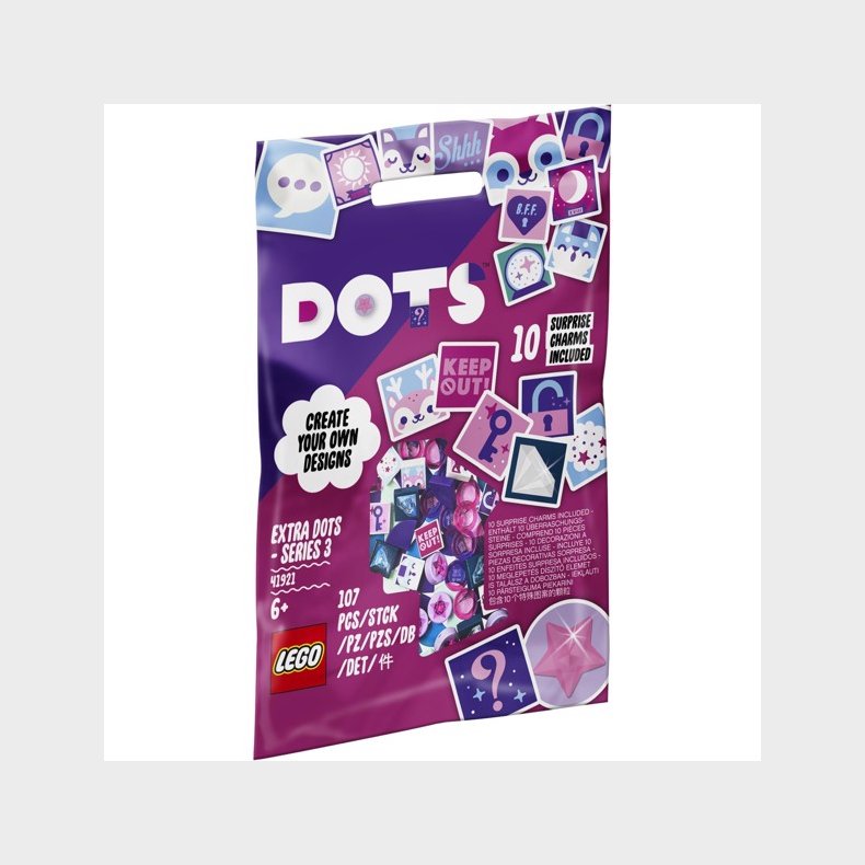 Ekstra DOTS  -  serie 3 - 41921 - LEGO DOTs