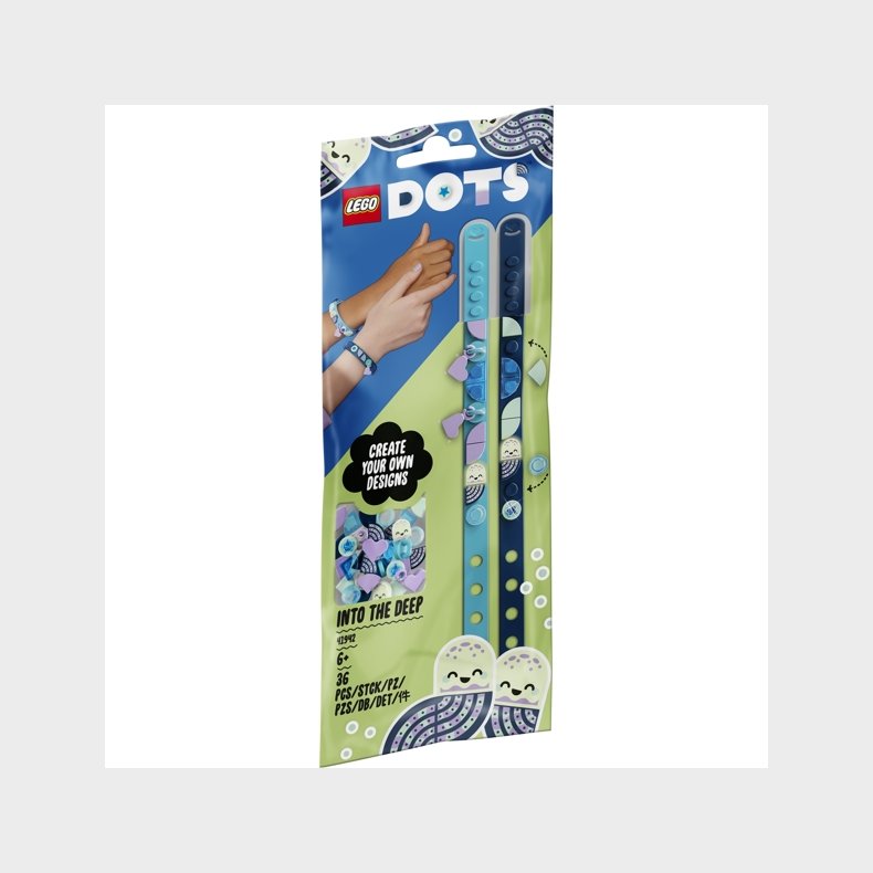 Havets dyb  -  armbnd med vedhng - 41942 - LEGO DOTS