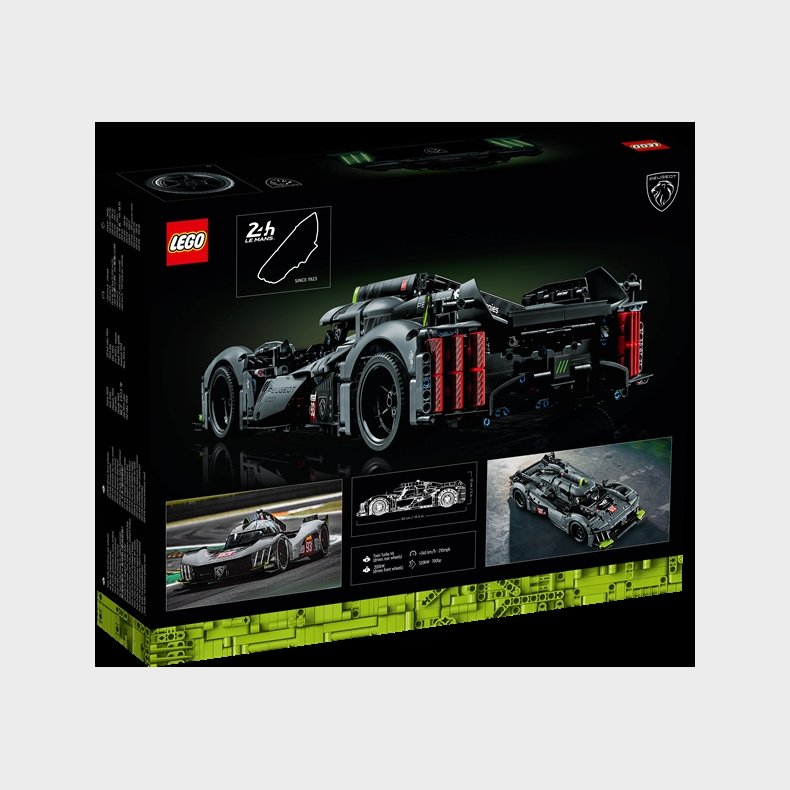 PEUGEOT 9X8 24H Le Mans Hybrid Hypercar - 42156 - LEGO Technic