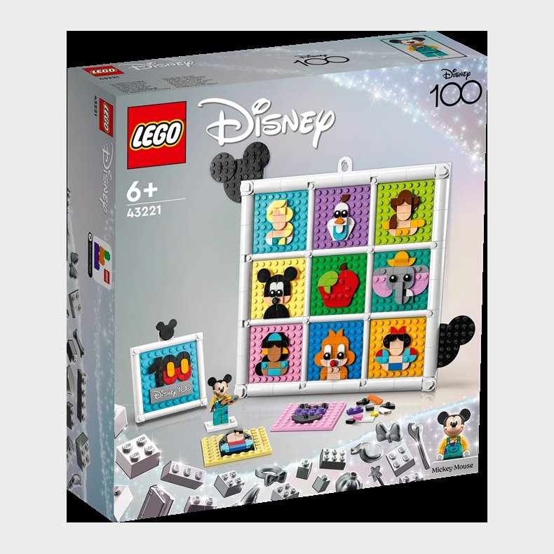 100 r med Disney-ikoner - 43221 - LEGO Disney