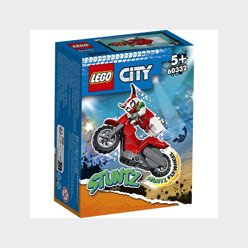 Dumdristig skorpion-stuntmotorcykel - 60332 - LEGO City