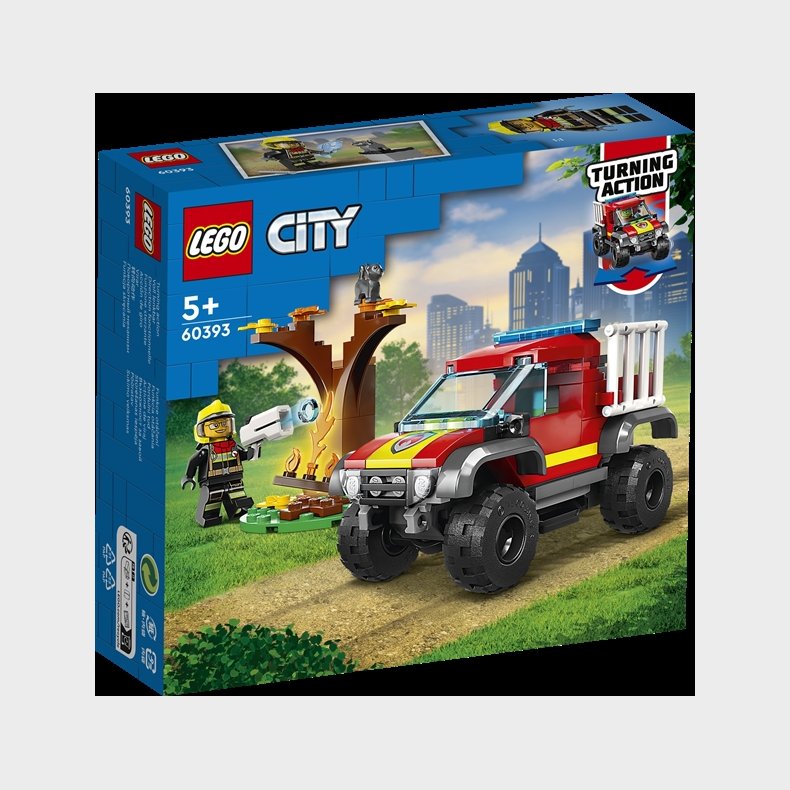 Firhjulstrukket redningsvogn - 60393 - LEGO City