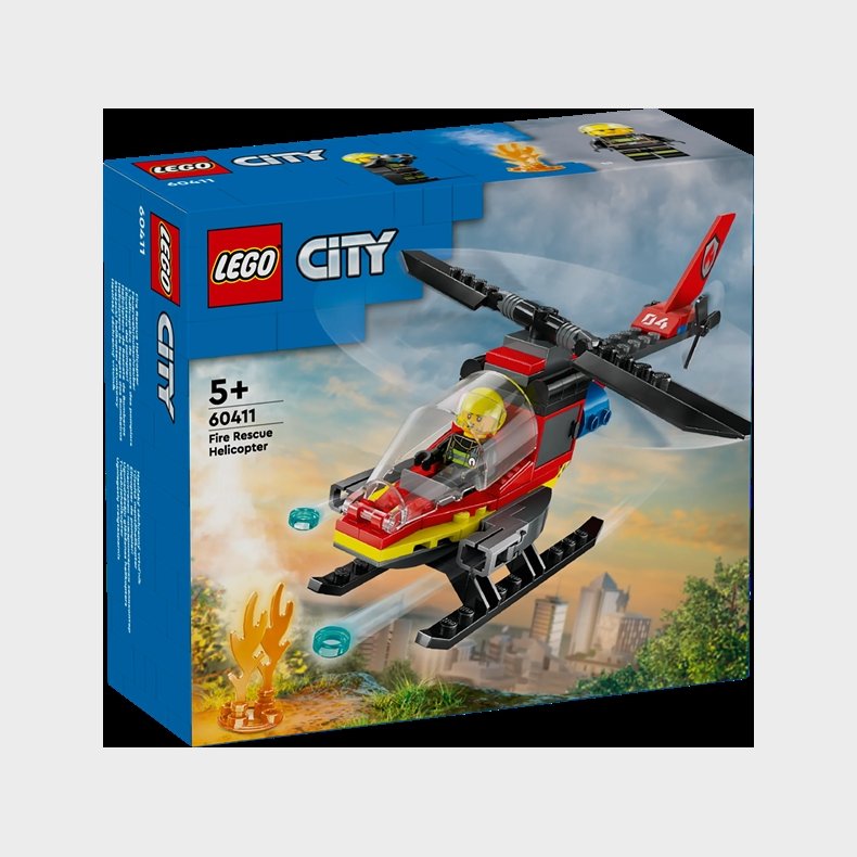 Brandslukningshelikopter - 60411 - LEGO City