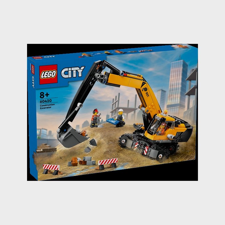 Gul gravemaskine - 60420 - LEGO City