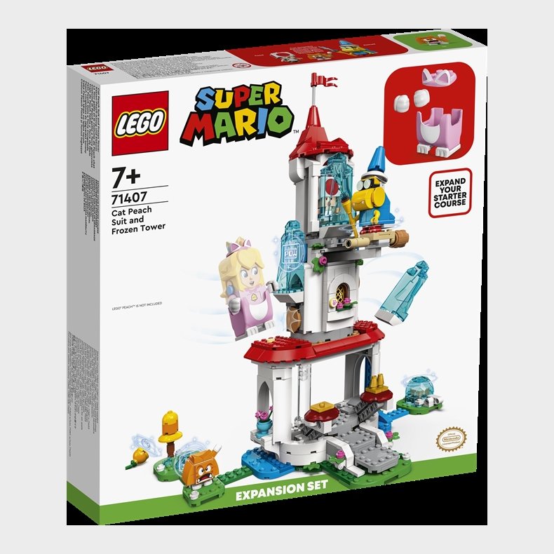 Peach-kattedragt og frosttrn  -  udvidelsesst - 71407 - LEGO Super Mario