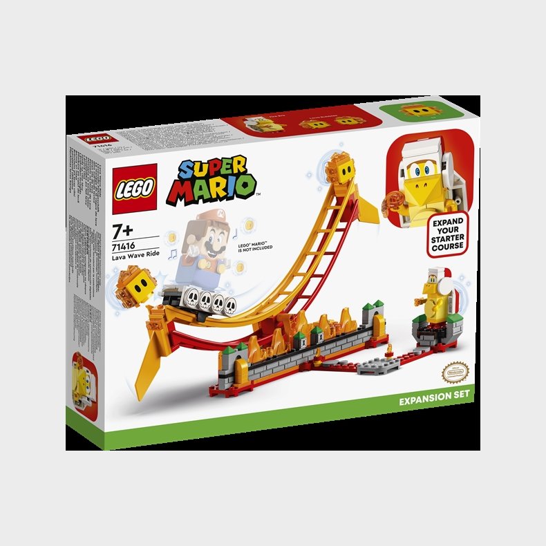 Lavablge-forlystelse  -  udvidelsesst - 71416 - LEGO Super Mario