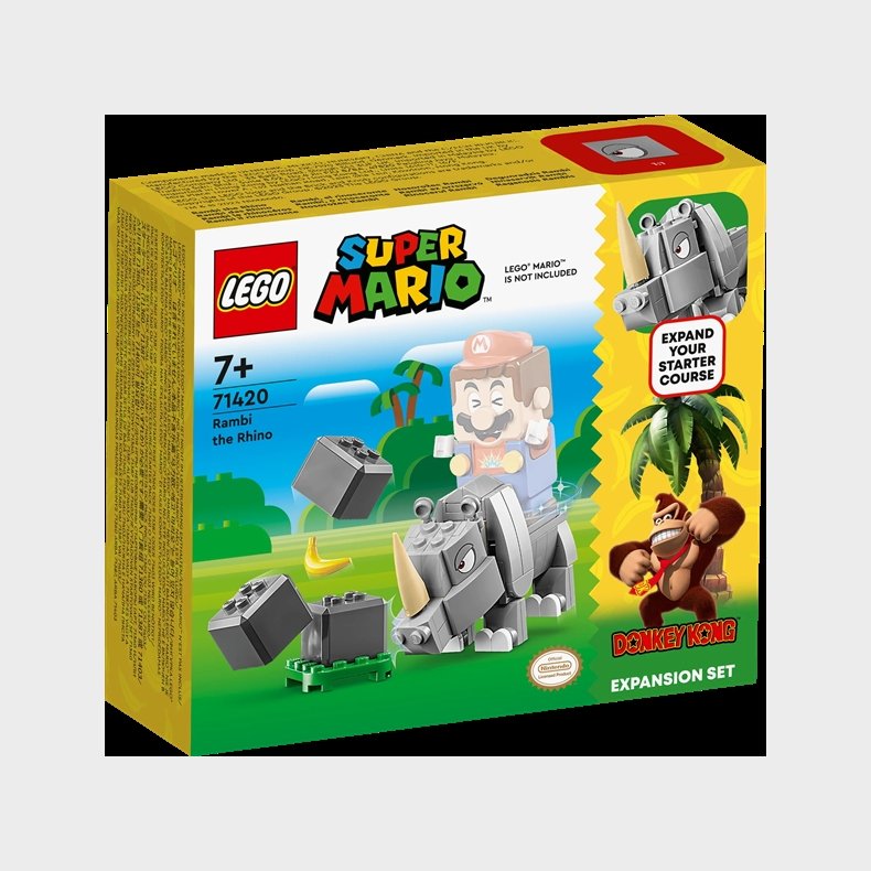 Nsehornet Rambi  -  udvidelsesst - 71420 - LEGO Super Mario