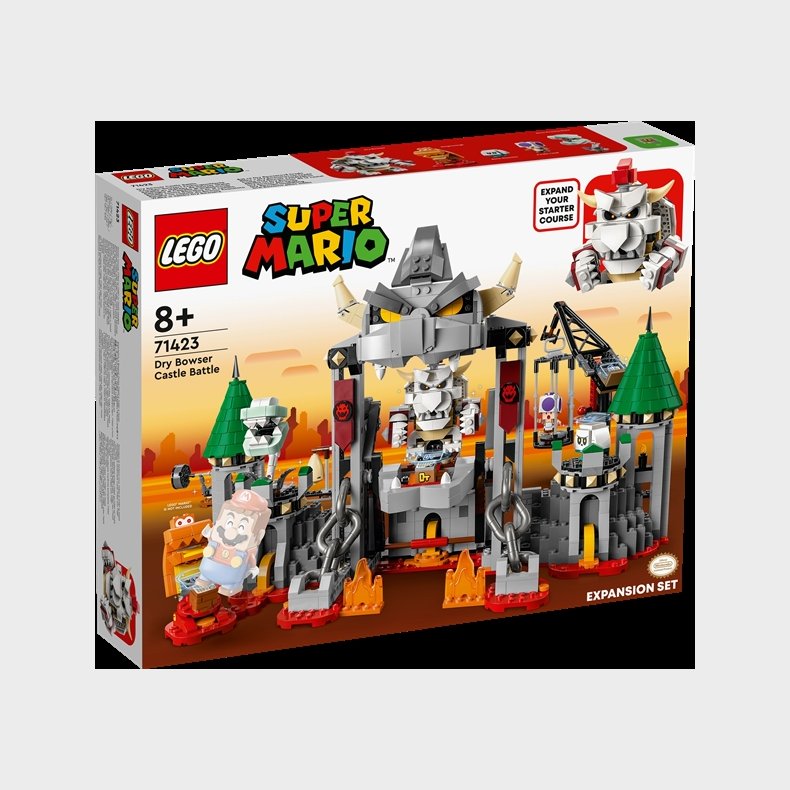 Dry Bowsers slotskamp  -  udvidelsesst - 71423 - LEGO Super Mario