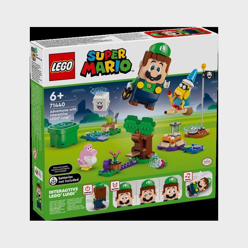 Eventyr med interaktiv LEGO Luigi - 71440 - LEGO Super Mario