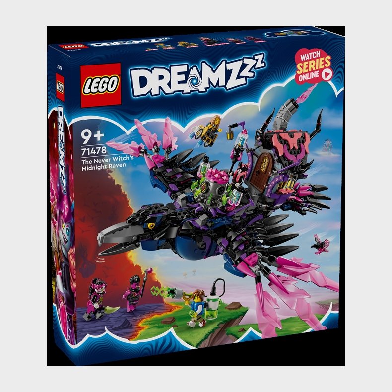 Aldrig-heksens Midnatsravn - 71478 - LEGO DREAMZzz